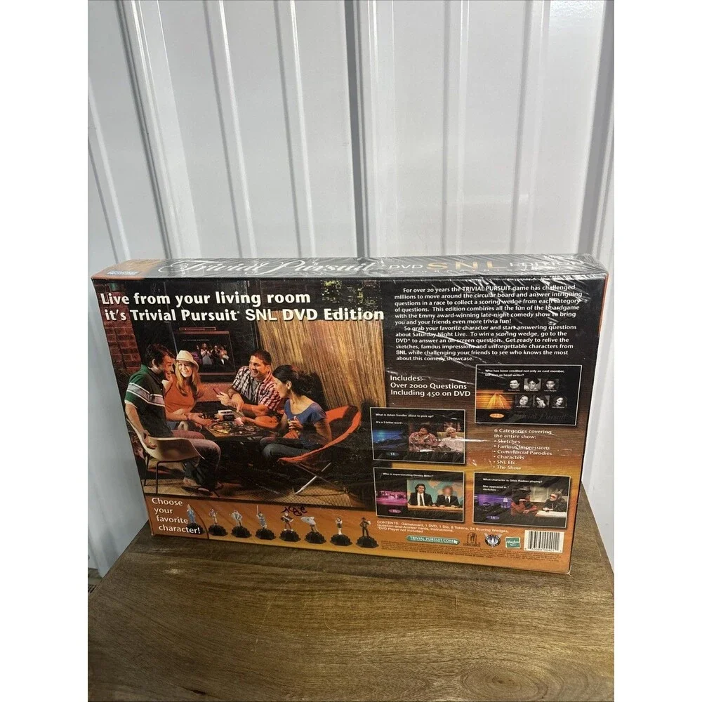 SATURDAY NIGHT LIVE Trivial Pursuit SNL DVD Edition board game SEALED